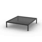 Kwadratowy metalowy stolik ogrodowy Piermaria Garden side table