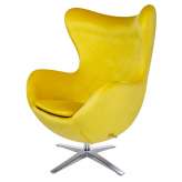Podstawa Fotel Egg szeroki Velvet żółty 20 - welur | stal