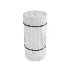 Okrągła umywalka pojedyncza z kamienia naturalnego Porcelanosa Column