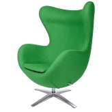 Podstawa Fotel Egg szeroki zielony 10 - wełna | stal