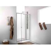 Prostokątna kabina prysznicowa z drzwiami obrotowymi Porcelanosa Inter 2+