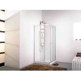 Narożna szklana kabina prysznicowa Porcelanosa Inter 4