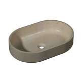 Umywalka nablatowa owalna z kamienia naturalnego Porcelanosa Karon