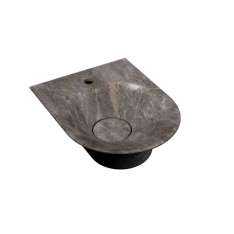 Okrągła umywalka ścienna z kamienia naturalnego Porcelanosa L’Antic Colonial TONO