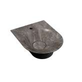 Okrągła umywalka ścienna z kamienia naturalnego Porcelanosa L’Antic Colonial TONO