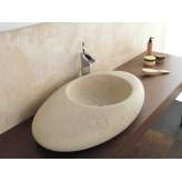 Umywalka nablatowa z kamienia naturalnego Porcelanosa MAYA