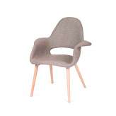 Podstawa Fotel Plush Arm beżowa Zebra - bukowa