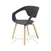 Podstawa Fotel Sorisso czarny - polipropylen | bukowa