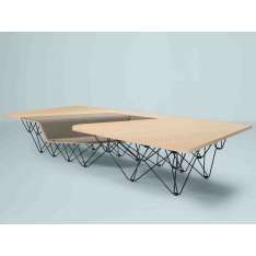 Wielokrotne drewniane stanowiska pracy biurowej do otwartej przestrzeni Prooff SIT TABLE