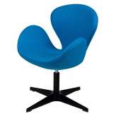 Podstawa Fotel Swan Black Turkusowy - Turkusowy | czarna