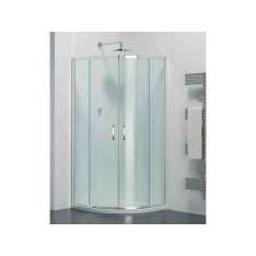 Półokrągła szklana kabina prysznicowa z drzwiami przesuwnymi Provex Industrie ARCO AR