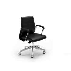 Krzesło z niskim oparciem Quadrifoglio Group Directa