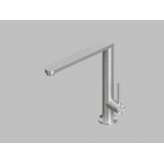 Bateria kuchenna nablatowa z obrotową wylewką Quadrodesign INOX 324