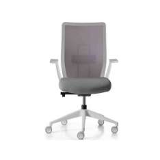 Krzesło biurowe z regulacją wysokości i podstawą 5-Spoke z podłokietnikami Quinti Sedute CHANCE