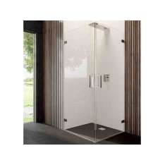 Narożna kabina prysznicowa z drzwiami uchylnymi Relax Cover MAB+MAB