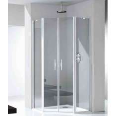 Szklano-aluminiowa kabina prysznicowa z drzwiami obrotowymi Relax Light PE
