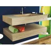 Półka ścienna łazienkowa z materiału kompozytowego Relax Design Big
