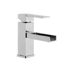 Bateria umywalkowa bez odpływu Remer Rubinetterie Qubika Cascata