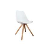 Krzesło Invicta Hugo Wood białe