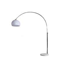 Lampa podłogowa Invicta Slack biała - 175 - 205 cm