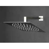 Kwadratowa bardzo płaska głowica prysznicowa ze stali nierdzewnej Rifra 2200121/2