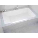 Prostokątna wanna z Corianu® na zamówienie Riluxa B-FLAT