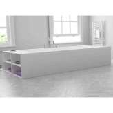 Wolnostojąca prostokątna wanna z Corianu®. Riluxa B-FLAT