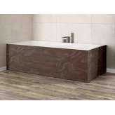 Prostokątna wanna z Corianu® na zamówienie Riluxa B-ROUND