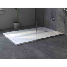 Prostokątny, bardzo płaski brodzik Corian® Riluxa CASUAL