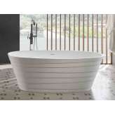 Owalna wanna z litą powierzchnią Riluxa CHIC