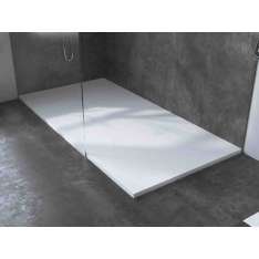 Brodzik Corian® narożny prostokątny Riluxa MUNICH