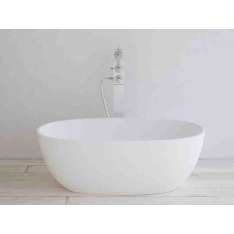 Owalna wanna z litą powierzchnią Riluxa NANTES MINI