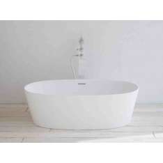 Owalna wanna z litą powierzchnią Riluxa NEVERS