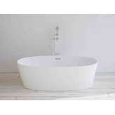 Owalna wanna z litą powierzchnią Riluxa NEVERS