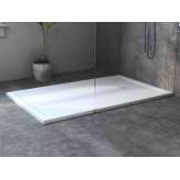 Prostokątny, bardzo płaski brodzik Corian® Riluxa SMART