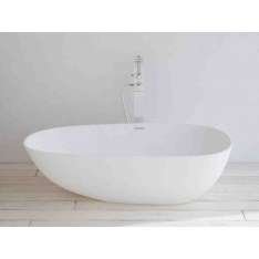 Owalna wanna z litą powierzchnią Riluxa TOULOUSE