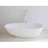 Owalna wanna z litą powierzchnią Riluxa TOULOUSE