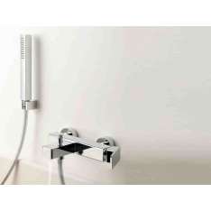 Bateria wannowa ścienna z główką prysznicową Ritmonio GLITTER