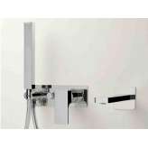 Zestaw wannowy naścienny z główką prysznicową Ritmonio GLITTER