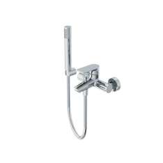 Bateria wannowa z główką prysznicową z elastycznym wężem Ritmonio GLITTER