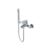 Bateria wannowa z główką prysznicową z elastycznym wężem Ritmonio POIS