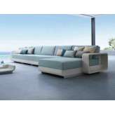 Modułowa sofa ogrodowa z aluminium Roberti Hamptons