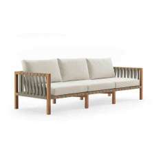 3-osobowa sofa ogrodowa z drewna tekowego Roda Mistral