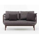 2-osobowa sofa ogrodowa z tkaniny i aluminium Roda Thea 002