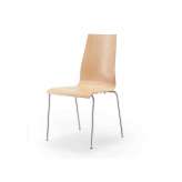 Krzesło z laminatu z możliwością układania w stosy Rosconi Garcia