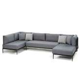 Sofa ogrodowa segmentowa z szezlongiem Royal Botania Lusit LOUNGE