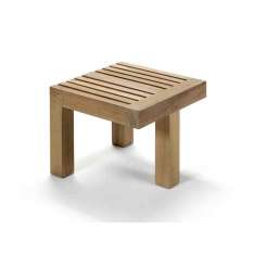 Niski kwadratowy stolik ogrodowy z drewna tekowego Royal Botania Nara