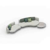 Tkaninowa sofa ogrodowa Royal Botania Organix Lounge