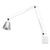 Klosz Kinkiet Rayon Arm Wall biały - LED z akrylu