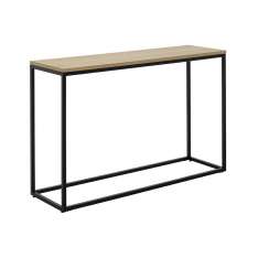 Konsola Loft dąb - MDF Fornirowany | metal